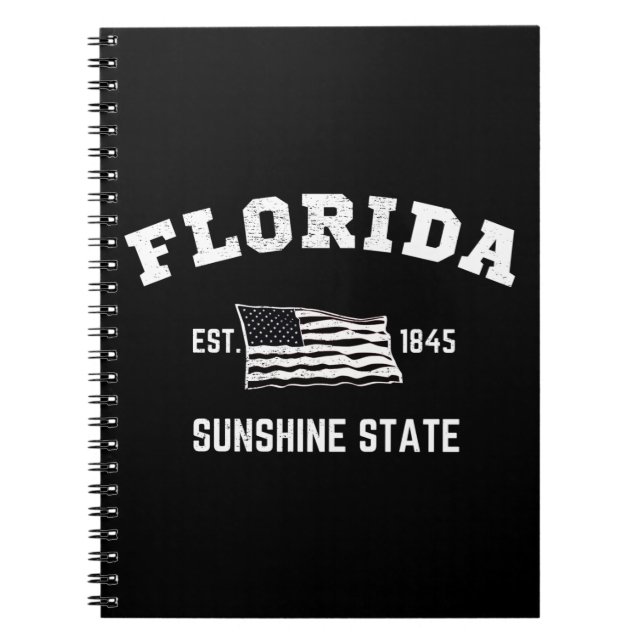 Florida  Est, 1845 Sunshine State Notebook (Front)