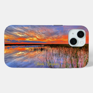Florida Everglades, scenic panorama, iPhone 15 Case