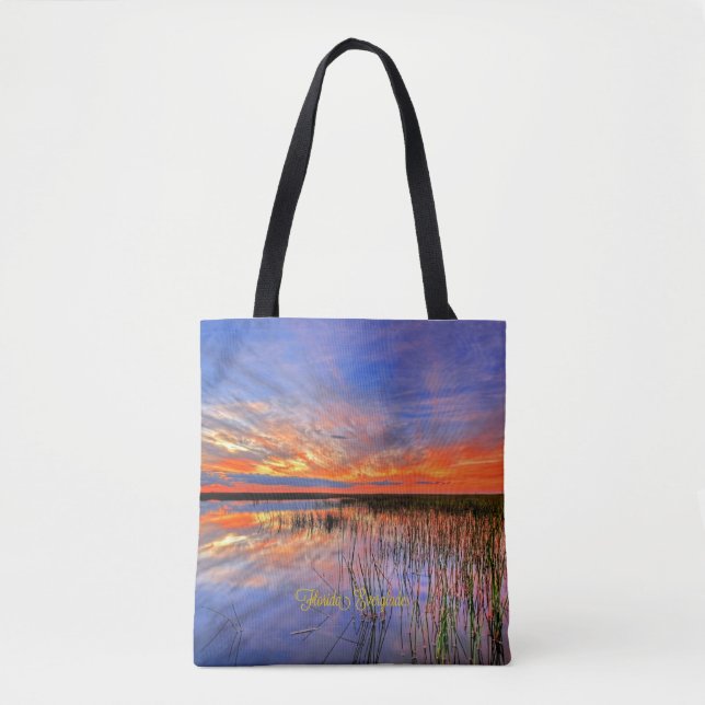 Florida Everglades, scenic panorama, Tote Bag (Front)