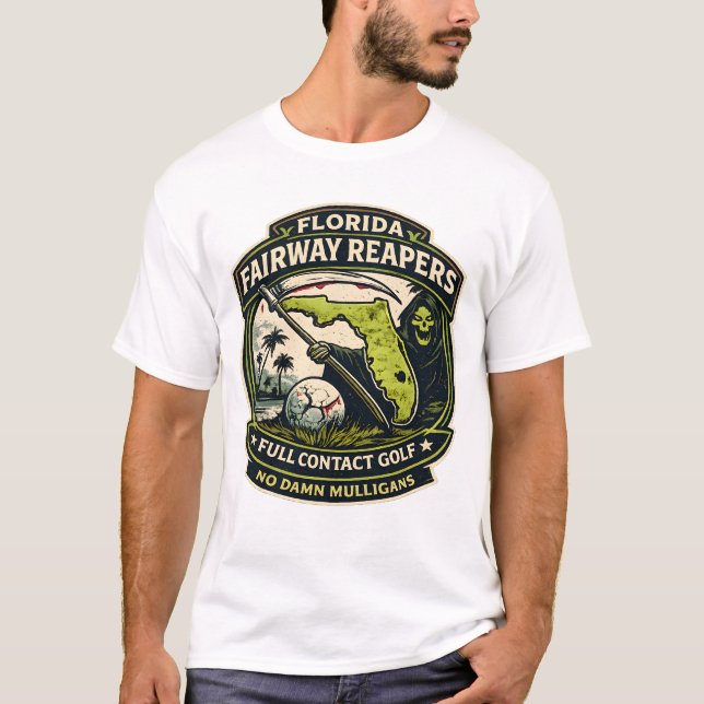 Florida Fairway Reapers (FullContact Golf) T-Shirt (Front)