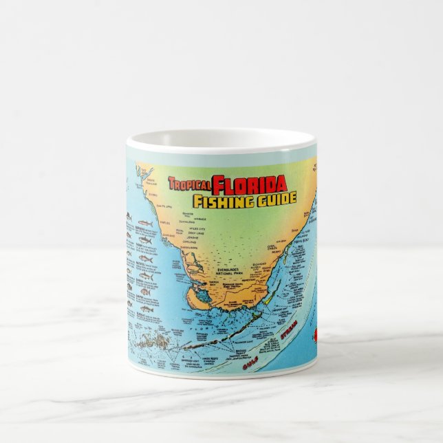 Florida Fishing Map Mug (Center)