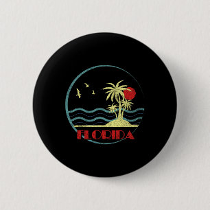 Florida Fl Citrus State Summer Miami Vibes Beach V 6 Cm Round Badge