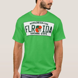 Florida  FL  License Plate  Classic  T-Shirt