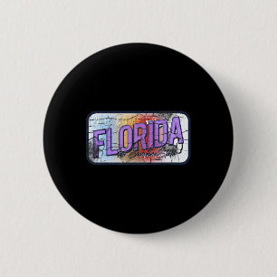 Florida Fl Summer Miami Vibes Beach Sunshine State 6 Cm Round Badge