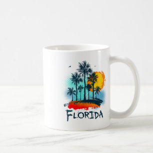 Florida Fl Summer Miami Vibes Beach Sunshine State Coffee Mug