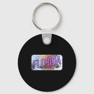 Florida Fl Summer Miami Vibes Beach Sunshine State Key Ring