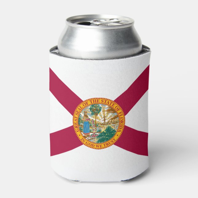 FLORIDA FLAG CAN COOLER (Can Front)
