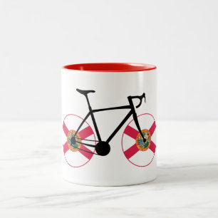 Florida Flag Cycling Two-Tone Coffee Mug