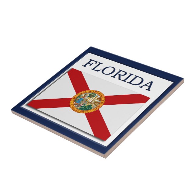Florida Flag Design Tile (Side)