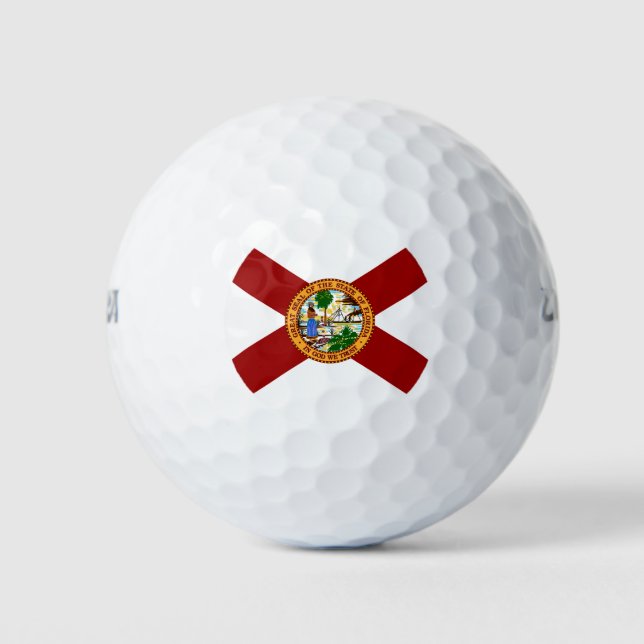 Florida flag golf balls (Front)