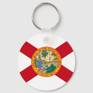 Florida Flag Keychain