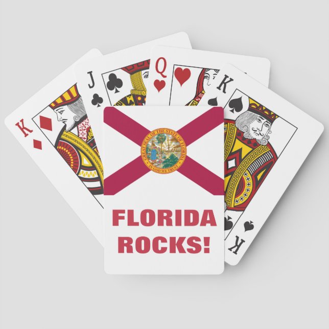 FLORIDA FLAG PLAYING CARDS (Back)