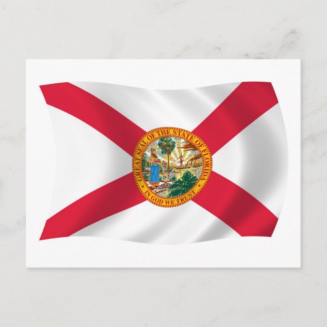 Florida Flag Postcard (Front)