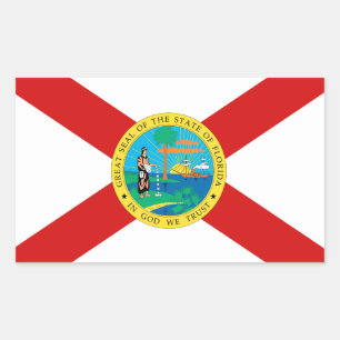 Florida Flag Rectangular Sticker