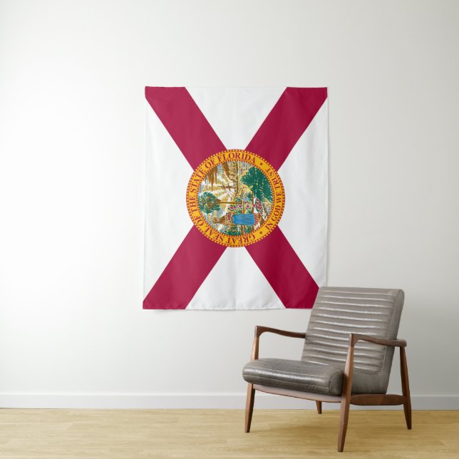 Florida flag tapestry (In Situ)