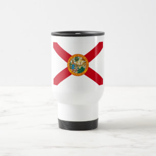 Florida Flag: The Sunshine State of Floridians Travel Mug