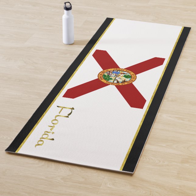 Florida flag yoga mat (In Situ)