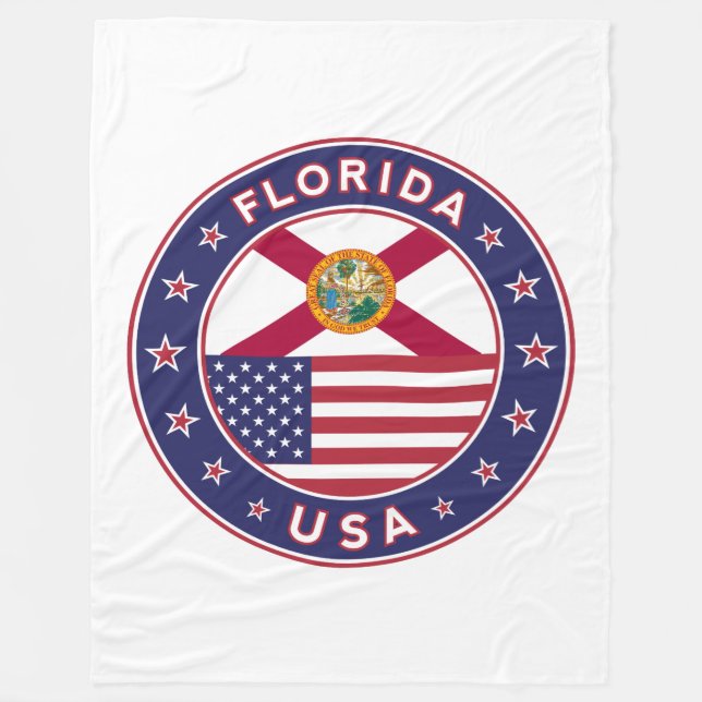Florida Fleece Blanket (Front)