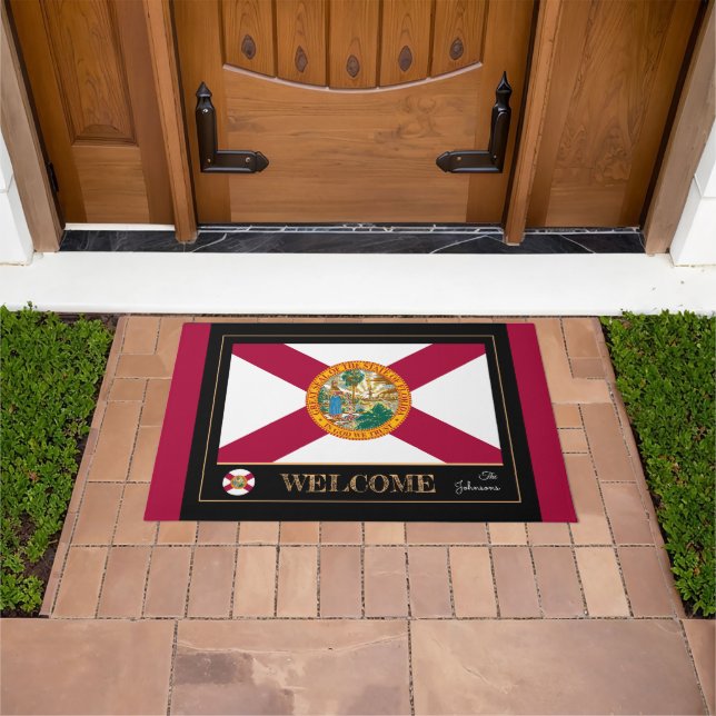 Florida & Florida Flag house mat /sport USA (Outdoor)