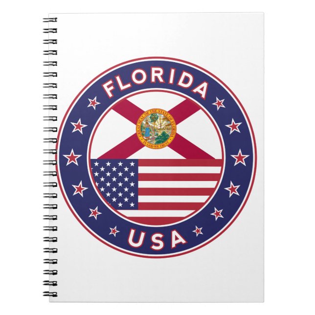 Florida, Florida t-shirt, Florida sticker Notebook (Front)