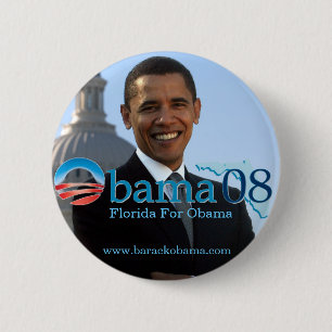 Florida For Obama Button