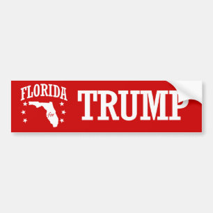 FLORIDA FOR TRUMP BUMPER STICKER