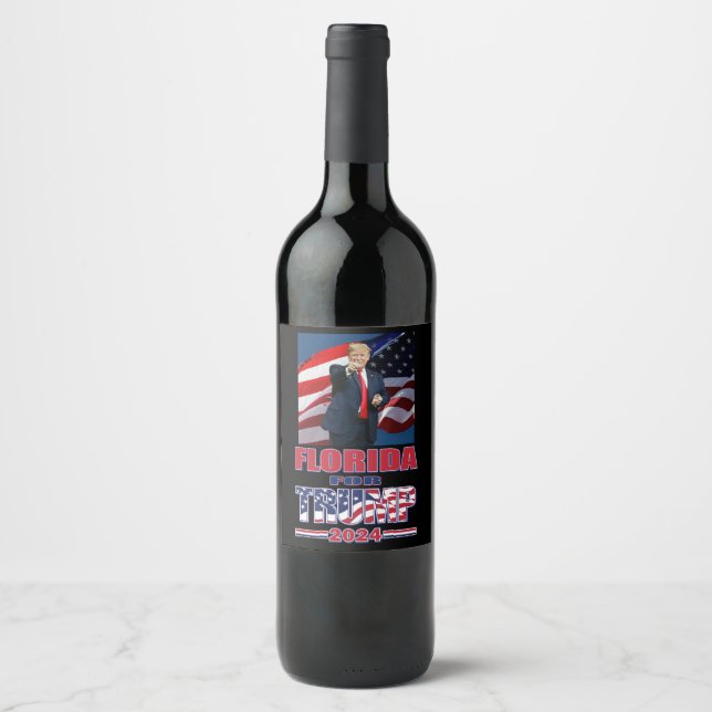 Florida for Trump Wine Label (Front)