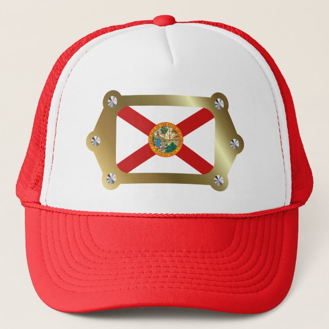 Florida framed Flag Hat (Front)