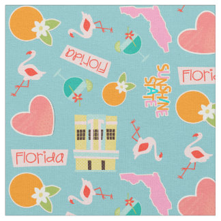 Florida Fun Pattern Fabric