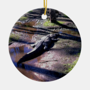 Florida Gator Ceramic Ornament