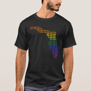 Florida Gay Pride Outline Mens Womens Lgbtq 2 T-Shirt