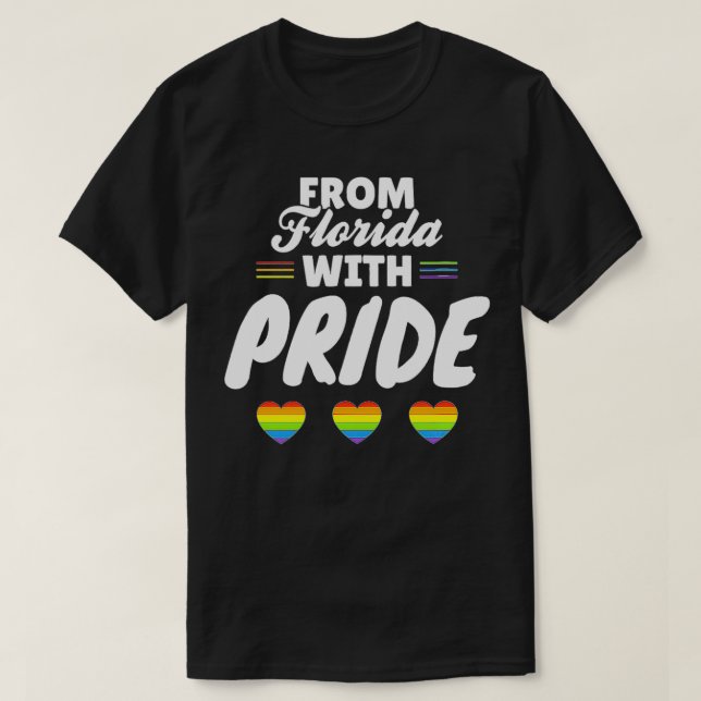Florida Gay Pride  T-Shirt (Design Front)