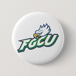 Florida Gulf Coast University Eagles 6 Cm Round Badge
