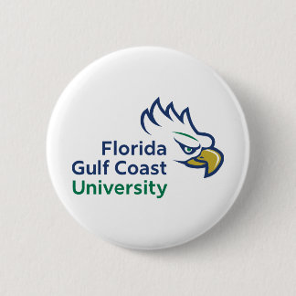 Florida Gulf Coast University | FGCU Azul Eagles 6 Cm Round Badge