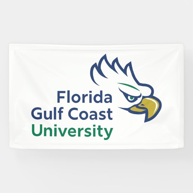 Florida Gulf Coast University | FGCU Azul Eagles Banner (Horizontal)