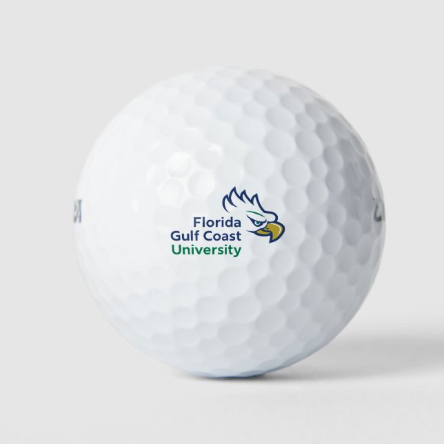 Florida Gulf Coast University | FGCU Azul Eagles Golf Balls (Front)