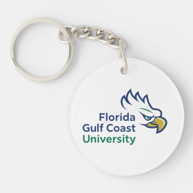 Florida Gulf Coast University | FGCU Azul Eagles Key Ring (Front)