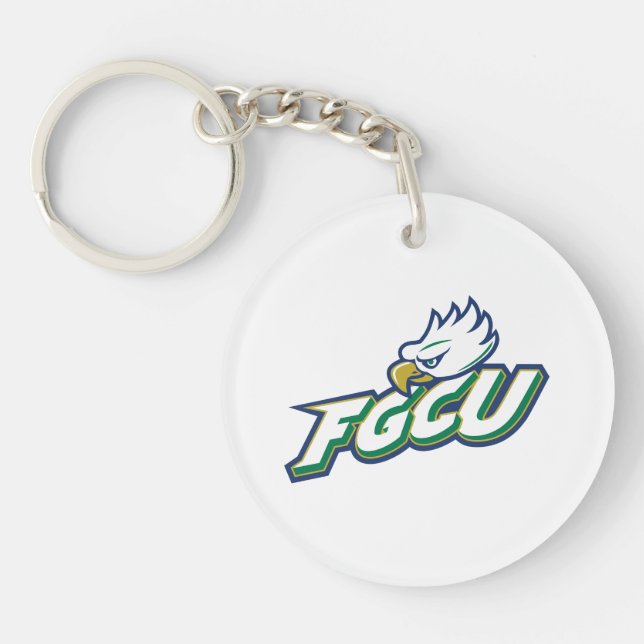Florida Gulf Coast University | FGCU Azul Eagles Key Ring (Front)