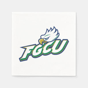 Florida Gulf Coast University   FGCU Azul Eagles Napkin