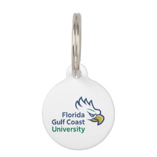 Florida Gulf Coast University FGCU Azul Eagles Pet Tag