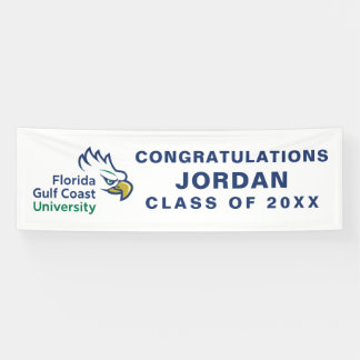 Florida Gulf Coast University Graduation Banner