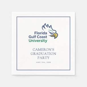 Florida Gulf Coast University Graduation Napkin