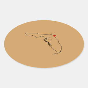 Florida Home Jacksonville Sticker