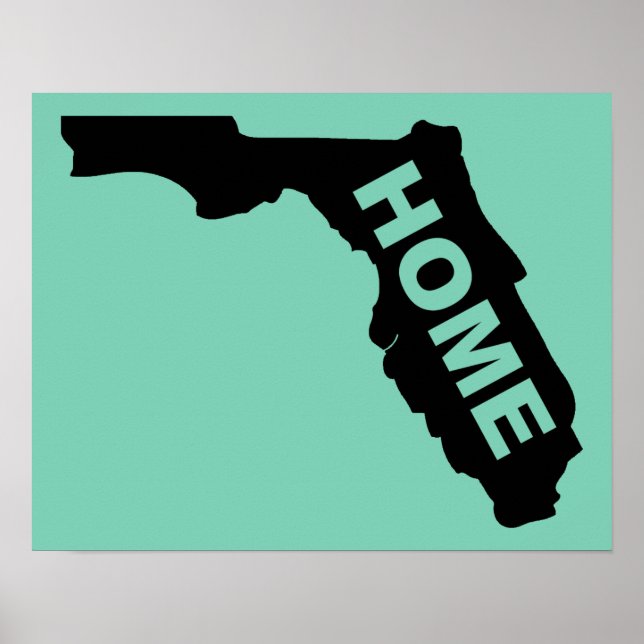 Florida Home Poster Sign Sunshine State (Front)