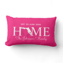 Florida home state map personalised family