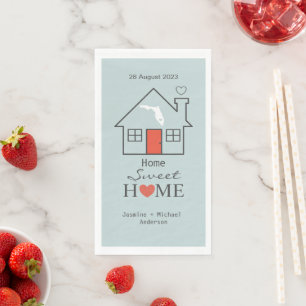 Florida Home Sweet Home Personalized Napkin