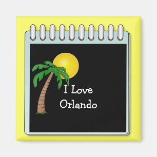 Florida: I Love Orlando Magnet