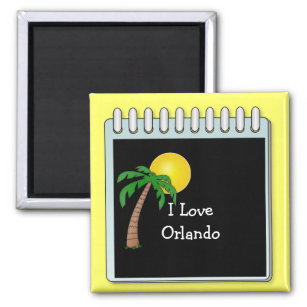 Florida: I Love Orlando Magnet