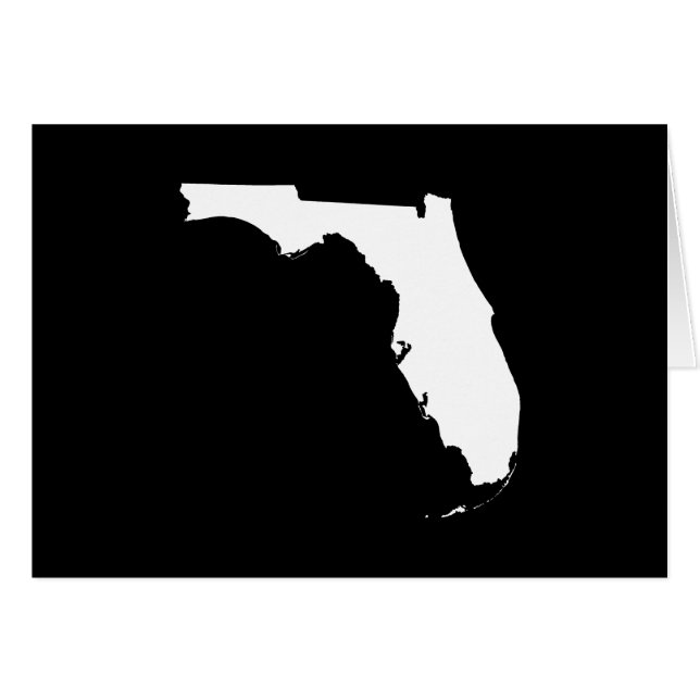 Florida in White and Black (Front Horizontal)