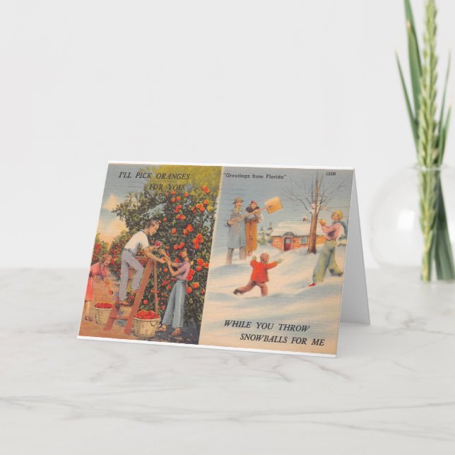 Florida in Winter Card (Front)